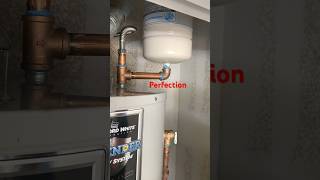 Installing a New Expansion Tank for a Water Heater diy plumbing construction plumber [upl. by Nodyarg]