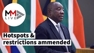 Ramaphosa clamps down on gatherings beaches and alcohol sales as he tightens curfew [upl. by Nami]