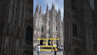 Duomo di Milano Italy 🇮🇹  Breathtaking architecture 😍 [upl. by Anniala]