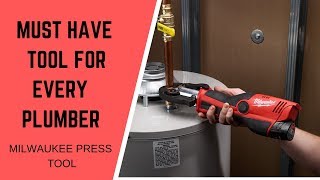 The Milwaukee M12 Press Tool A Must For Every Plumber [upl. by Einnaf]