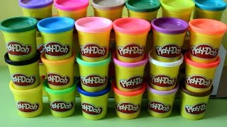 PLAY DOH 24 COLORS magic surprise pack unboxing [upl. by Ellehcam]