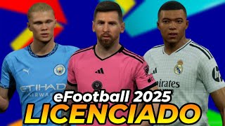 eFootball 2025 TUTORIAL de como tener los EQUIPOS LICENCIADOS v401 PC [upl. by Otreblon812]