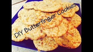 DIY Butterfinger Cookies [upl. by Bouzoun]