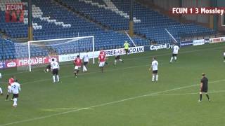 FC United v Mossley FA Trophy  GOALS  FCUMTV [upl. by Refinnaej]