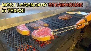 The MOST LEGENDARY Steakhouse in Texas is in a TINY Town of 161 People  Foods to Eat Before You Die [upl. by Nye]