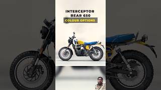 Royal enfield  Interceptor BEAR 650 all colour bikewale automobile meteor himalayan newbike [upl. by Armillas229]