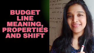 Budget Line  Meaning Properties and Shift [upl. by Quickman]