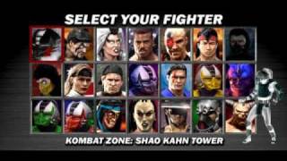 Secret Mortal Kombat 3 Character Select Screen [upl. by Latea396]