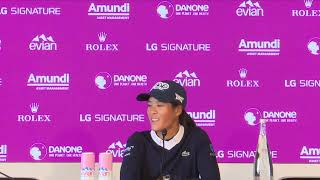 Celine Boutier · Press Conference · 2023 Amundi Evian Championship · LPGA [upl. by Guenevere]