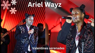 Ariel Wayz yasubiyemo indirimbo ya Butera Knowless  A Valentines Night to Remember [upl. by Nitsed450]