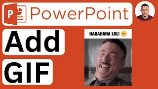 How to Add GIF in PowerPoint Presentation  Easy to Follow [upl. by Shep]