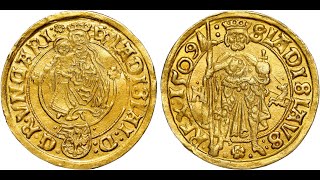 Auction 3  Lot 11  Hungary – Wladislaus II 14901516 Goldgulden 1509 Hermannstadt [upl. by Suivatnom]