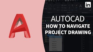 AutoCAD Tutorial  NAVIGATING drawings [upl. by Amalee114]