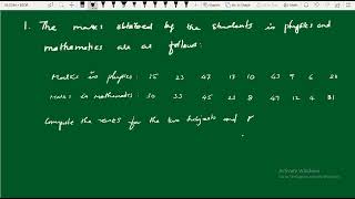 Problems on Rank Correlation Coefficient for non repeated values [upl. by Apicella209]