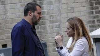 IMMAGINI CLAMOROSE DELLA LITE MELONI TE LAVEVO DETTO MATTEO SALVINI NON ROMPERE LE PLLE [upl. by Eedyah]