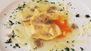 How to make egg yolk ravioli or raviolo  Pasta Grannies [upl. by Greer]