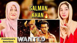 Wanted  Salman Khans Best Fight amp Dialogues Scene  PAKISTAN REACTION [upl. by Karry]