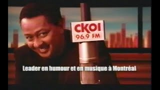 Ckoi 969 FM  Leader en humour et en musique à Montréal  2003  Topo [upl. by Assyram]