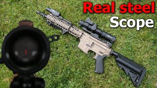 Taugt eine 230 € Real Steel Optik im Airsoft  Firefield Rapidstrike 14x24  Review [upl. by Moody]