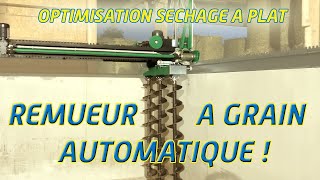 Remueur à grain automatique pour séchoir à plat [upl. by Namad]