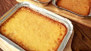 Cassava Cake Recipe  Meryendang Pinoy Recipe  Cassava cake using fresh cassava [upl. by Christie]