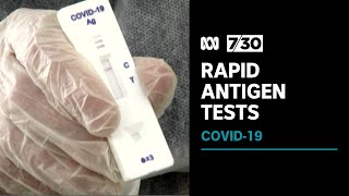 COVID19 rapid antigen tests proving hard to find  730 [upl. by Eelah]