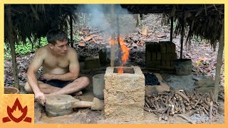 Primitive Technology Water Bellows smelt [upl. by Neall]