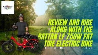 Review and Ride Along with the Rattan LF 750W Fat Tire Electric Bike [upl. by Atilef]