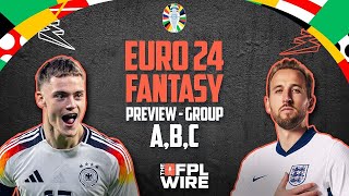 Euro 2024 Fantasy  Group Preview  ABC  Euro Fantasy Guide and Pro Tips  Euro Fantasy 2024 Tips [upl. by Vassar]