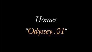 Homer Odyssey rhapsody 01 audiobook spoken in reconstructed Ancient Greek [upl. by Siravart656]