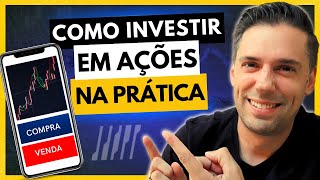 COMO INVESTIR EM AÇÕES na prática  PASSO A PASSO COMPLETO pra iniciantes [upl. by Ced]