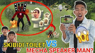 DRONE MENANGKAP NAMPAK SKIBIDI TOILET DOM DOM VS MECHA SPEAKERMAN  KASIHAN SAPUTRA  Mikael TubeHD [upl. by Des330]