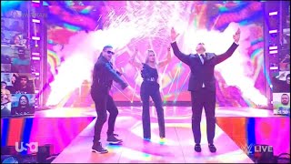 Maryse Return Entrance With The Miz And John Morrison Raw April 12 2021 1080p [upl. by Dosi]