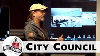 Huntingburg City Council Meeting 11122024 [upl. by Ecnatsnoc]