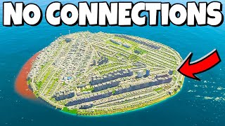 Can a COMPLETELY ISOLATED city thrive in Cities Skylines 2 [upl. by Oyek]