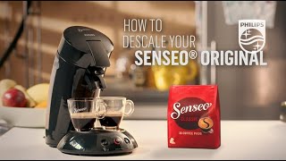 How to descale your SENSEO® OriginalHD6554Philips [upl. by Capon346]