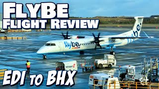 Turboprop TRIP REPORT FlyBe Edinburgh to Birmingham on a Dash 8 Q400 [upl. by Parry348]