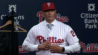 Gabe Kapler is introduced as the Phillies new manager [upl. by Ykroc]