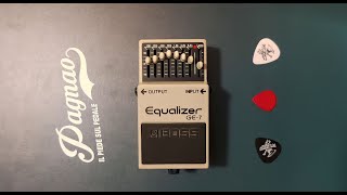 BOSS GE7 EQUALIZZATORE a 7 BANDE Finiamo il 2022 CAMBIANDO IL SUONO VI SPIEGO COME GUITAR EFFECT [upl. by Enneyehs]