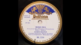 SCOTTISH ACCORDION Jimmy Shand  Irish Jigs  Beltona  1935 [upl. by Elleynod]