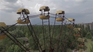 Chernobyl Drone Footage Reveals an Abandoned City [upl. by Anstice247]