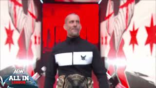 CM PUNK ENTRANCE AEW ALL IN  HD  WEMBLEY STADIUM  27 AUGUST [upl. by Nosde]