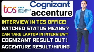 🔥TCS Interview in TCS Office  Cognizant Result Out  Accenture Result amp Hiring Update🔥 [upl. by Kred]