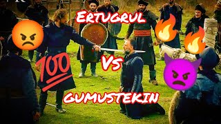 Ertugrul kills Gumustekin ⚔️👿🔥🔥💯💯  Ertugrul best attitude status 💯🔥🔥👿👿 [upl. by Adnolohs]