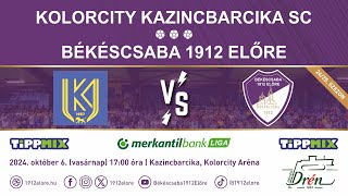 Élő közvetítés Kolorcity Kazincbarcika SC  Békéscsaba 1912 Előre [upl. by Yojenitsirk472]