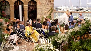 Luxury Wedding in Cannes France amp Beach Party  Chateau de la Napoule [upl. by Maddock]