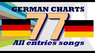 German Top Singles 1977 All songs [upl. by Akim]