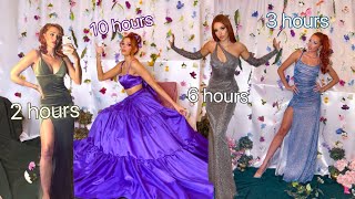 Prom dresses you can make QUICK or u can wear them on a red carpet if ur 2 old 4 prom [upl. by Senior84]