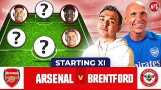 Arsenal vs Brentford  Starting XI Live  Premier League [upl. by Platt]