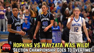 Game Of The Season Hopkins vs Wayzata Section Finals Go To Overtime [upl. by Anawqahs]